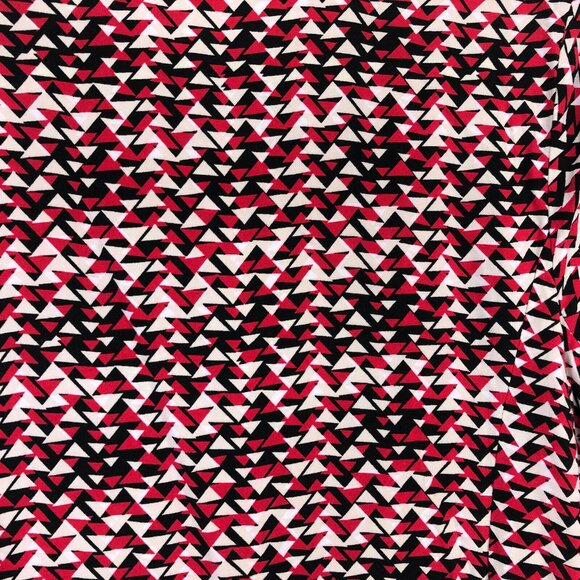 J. Jill 8 Shift Dress Geometric Short Sleeve Button Front Womens Casual - Picture 5 of 8